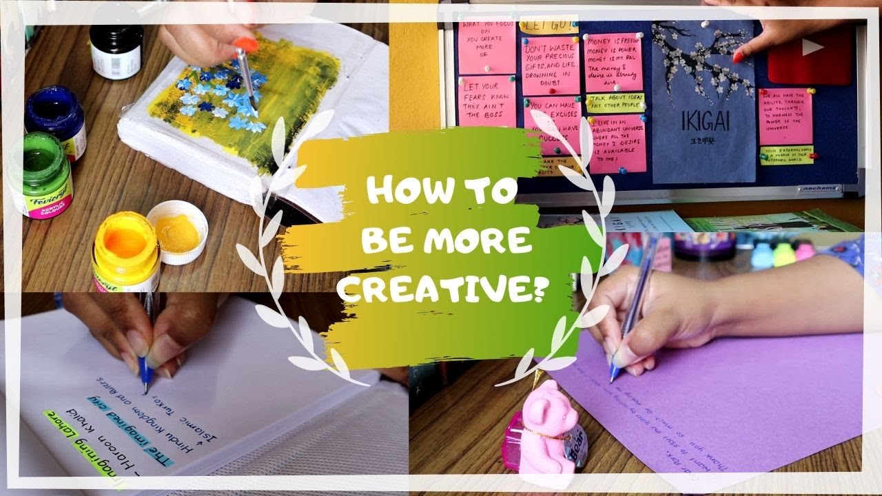 HOW TO BE MORE CREATIVE BY READING BOOKS | CREATIVITY IDEAS