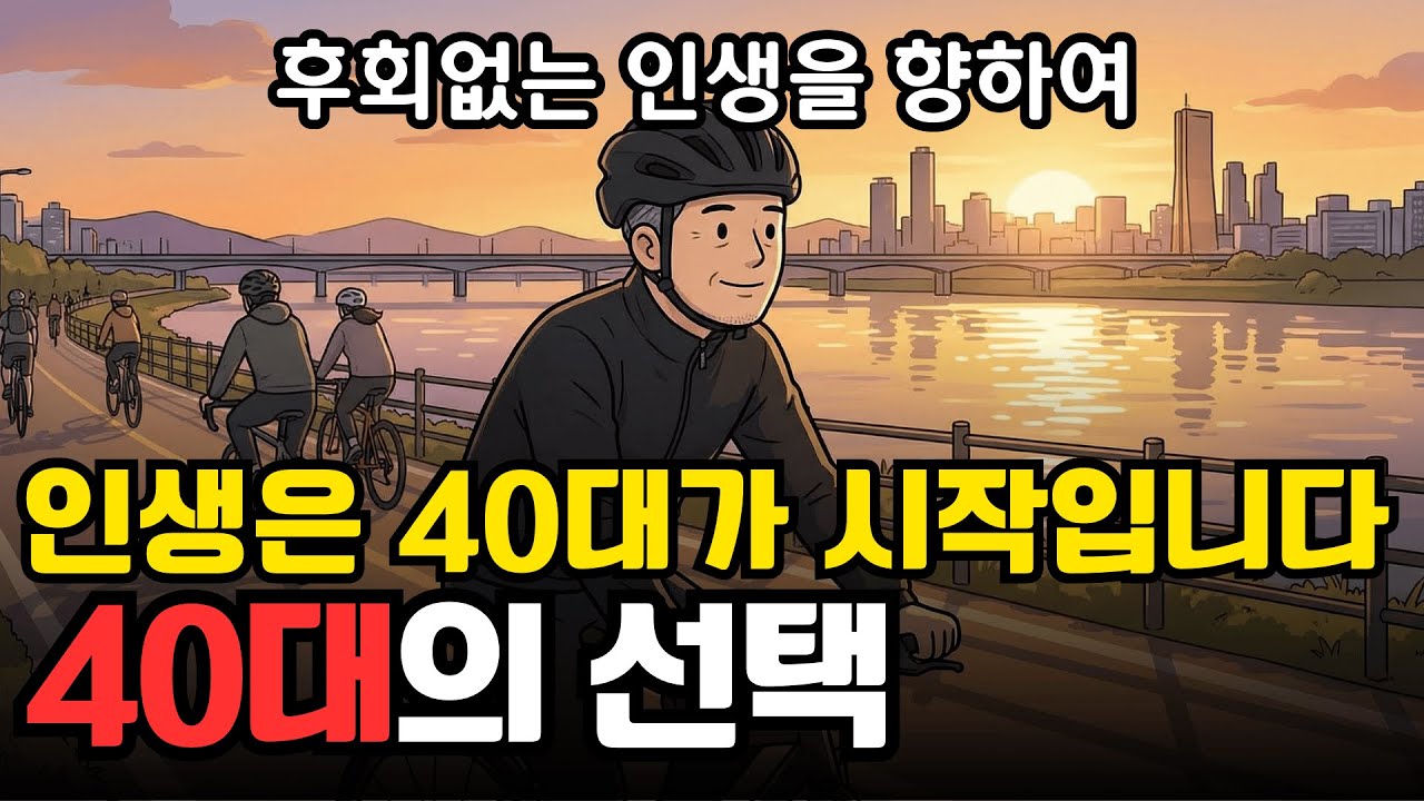 40대 골든타임, 늦기 전에 꼭 바꾸셔야 합니다 | 시사 애니메이션