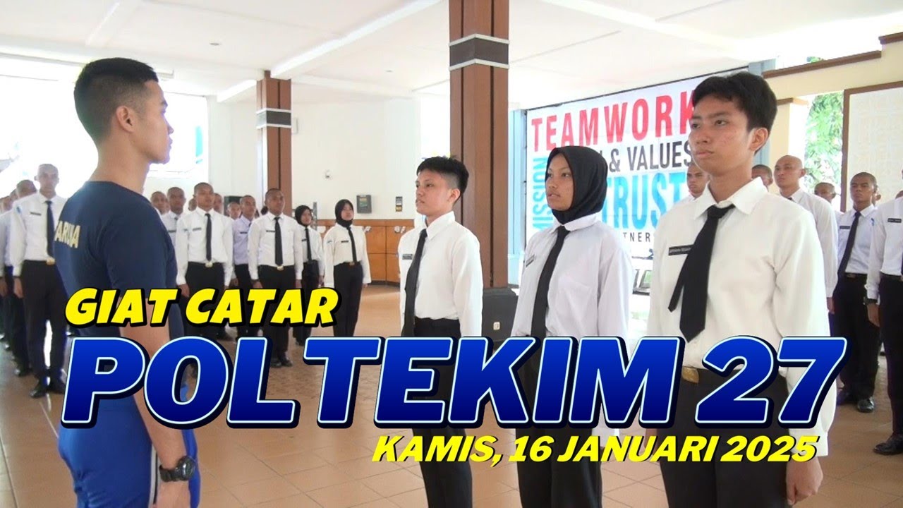 GIAT CATAR POLTEKIM ANGKATAN 27 KAMIS 16 JANUARI 2025