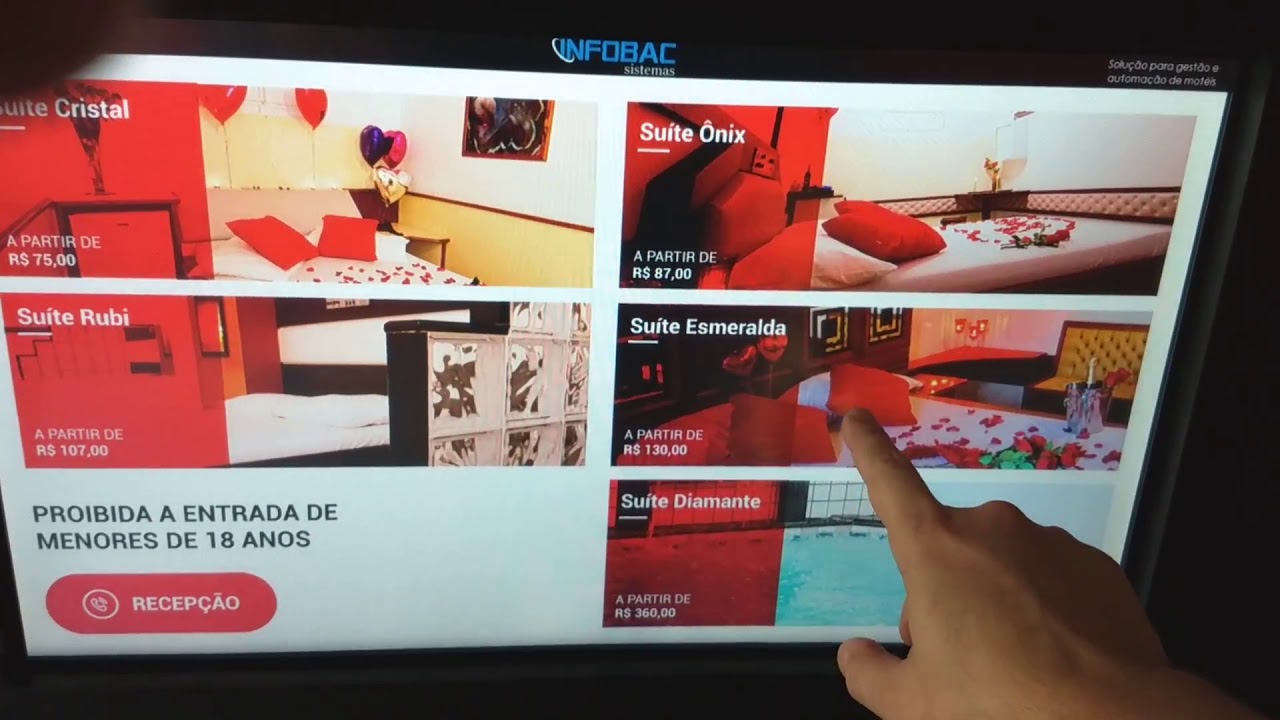 Sistema para Motel - Auto Atendimento do Shampoo Motel de Brusque SC