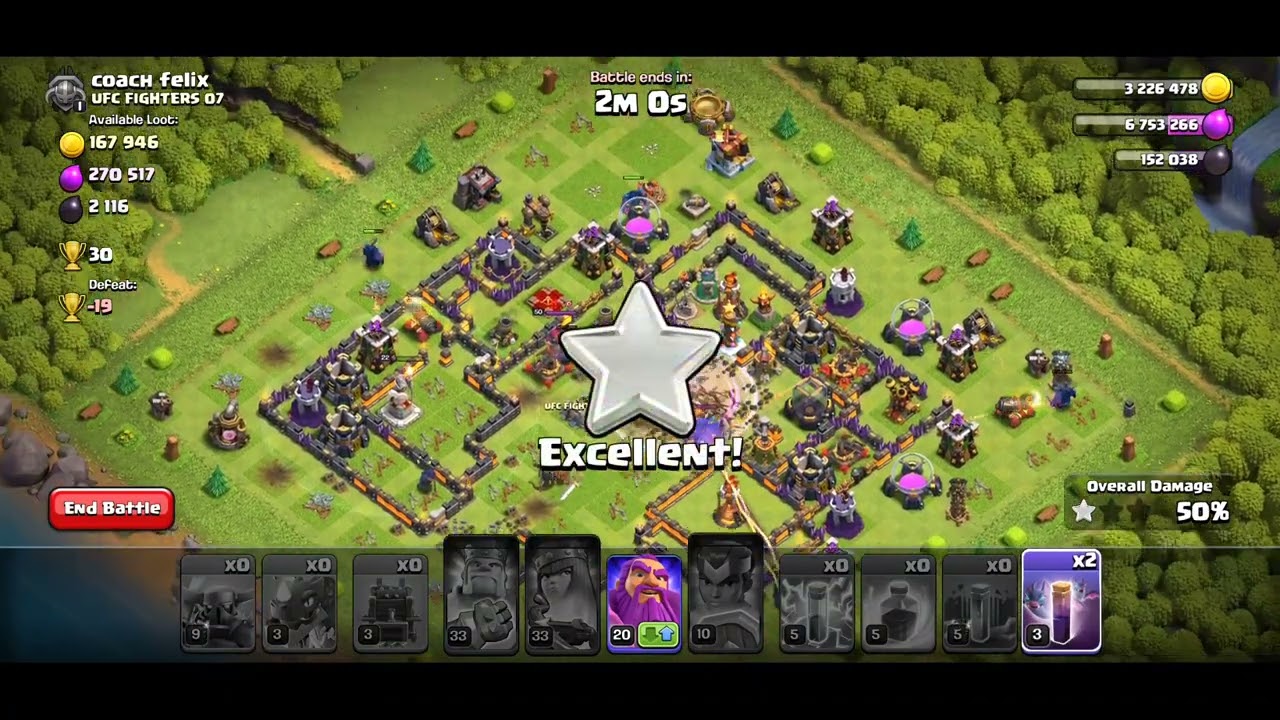 Getting 2 stars In Clash of Clan // CG Games All in One //
