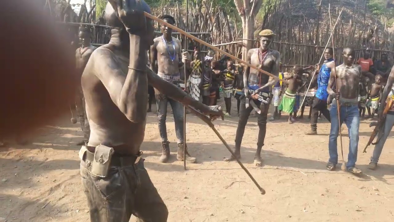 Otuho traditional dance, Iloli, South Sudan