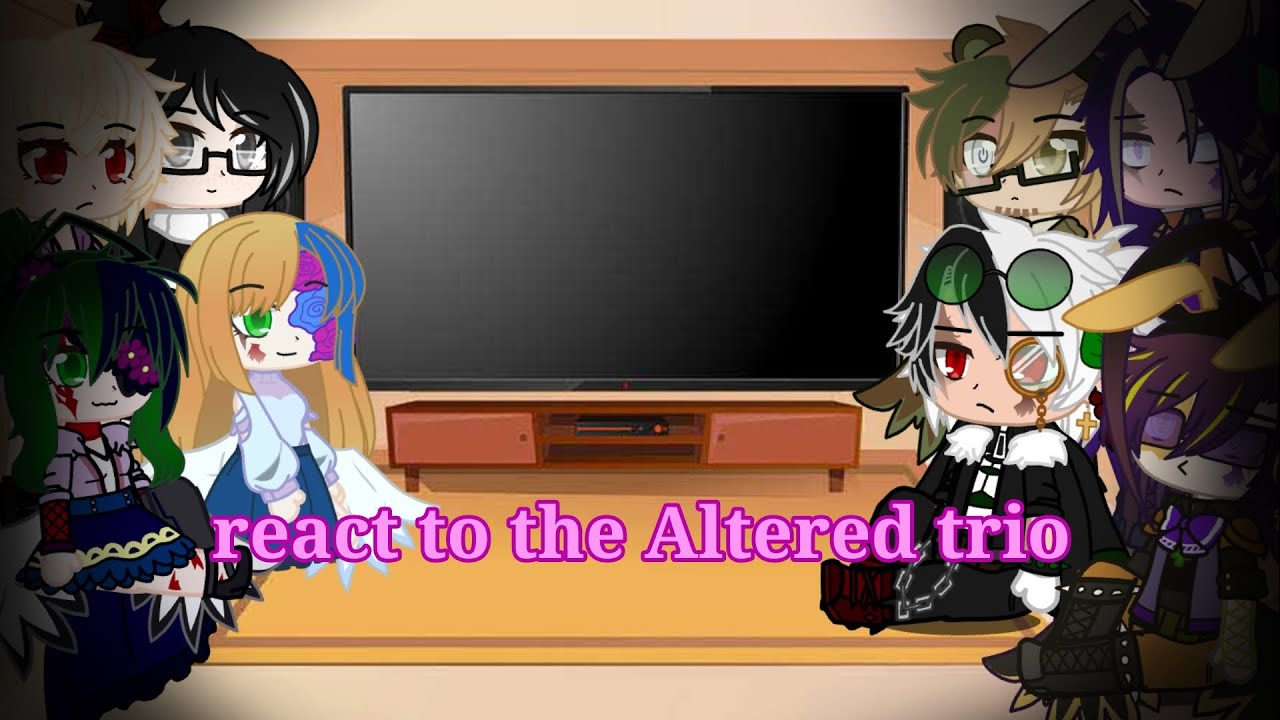 Parents react to the Altered trio |Izuku Afton, Momo Afton and Katsuki Emily AU |angst