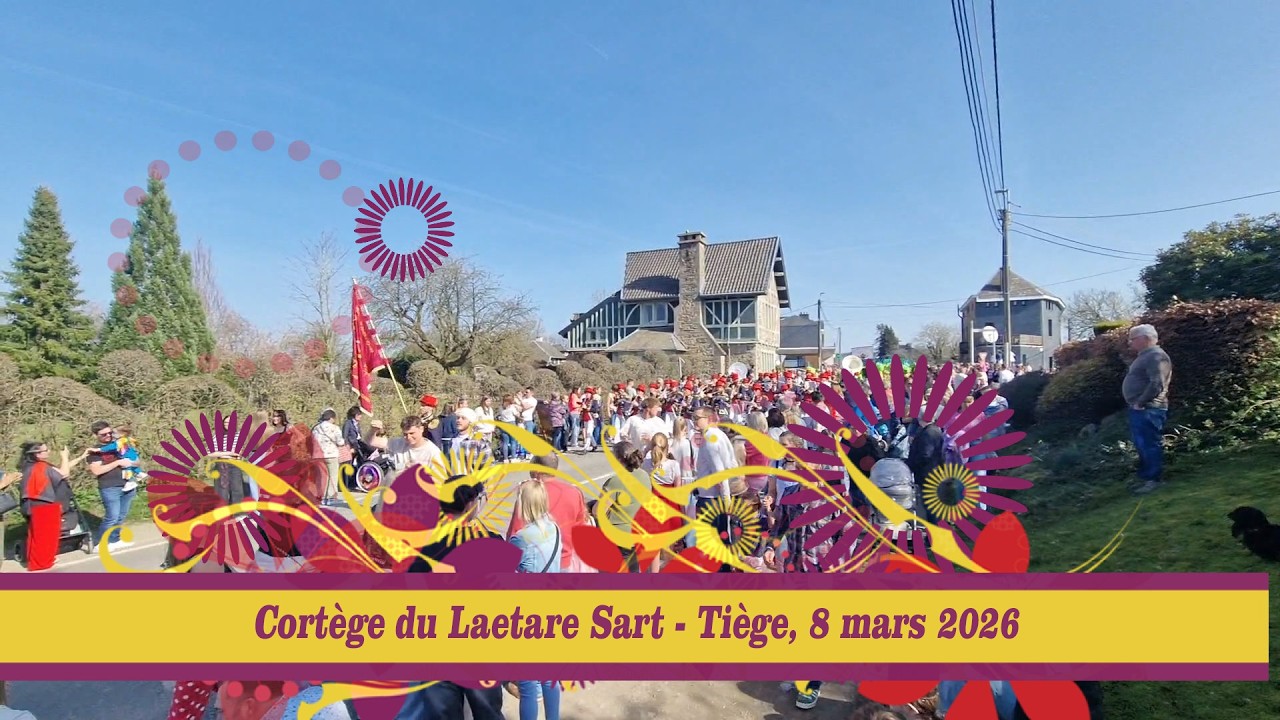 cortège du laetare sart tiège, 8 mars 2026 movie