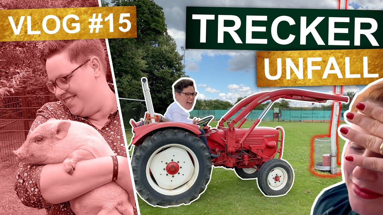 Bekommen wir Mini-Pigs? & UNFALL mit einem Trecker! || Vlog #15