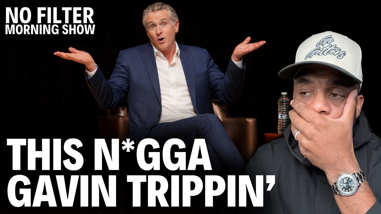 This N*gga Gavin.. Marcus Lewis explains why he could never trust Gavin Newsom with America...