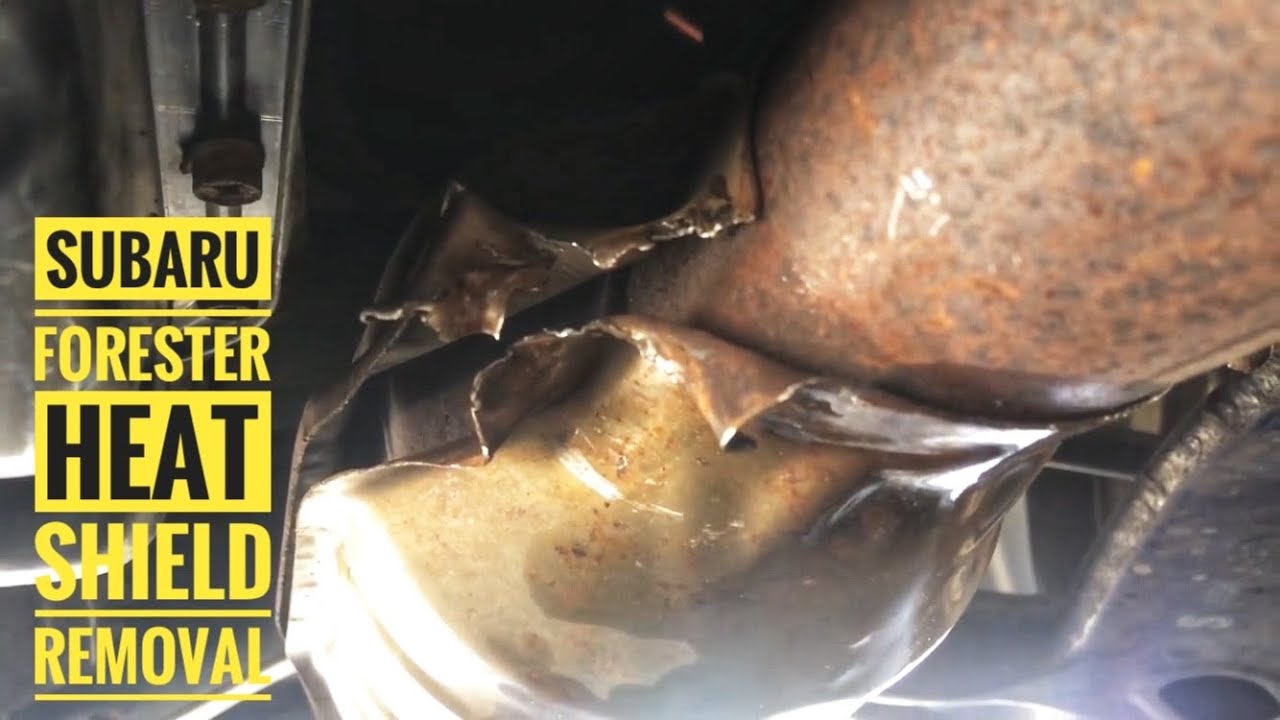 DIY: 2010 Subaru Forester heat shield rattle remedy