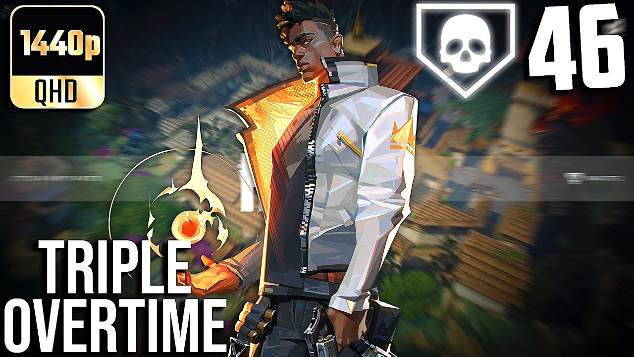 Valorant- 46 Kills With Phoenix Triple Overtime Rated Haven Full Gameplay #33! (No Commentary)
