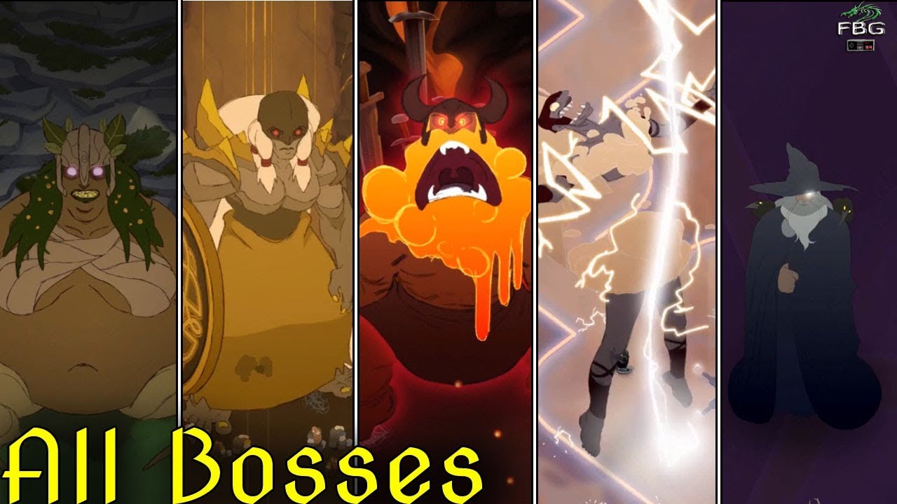 Jotun Valhalla Edition - All Bosses (Ps4)