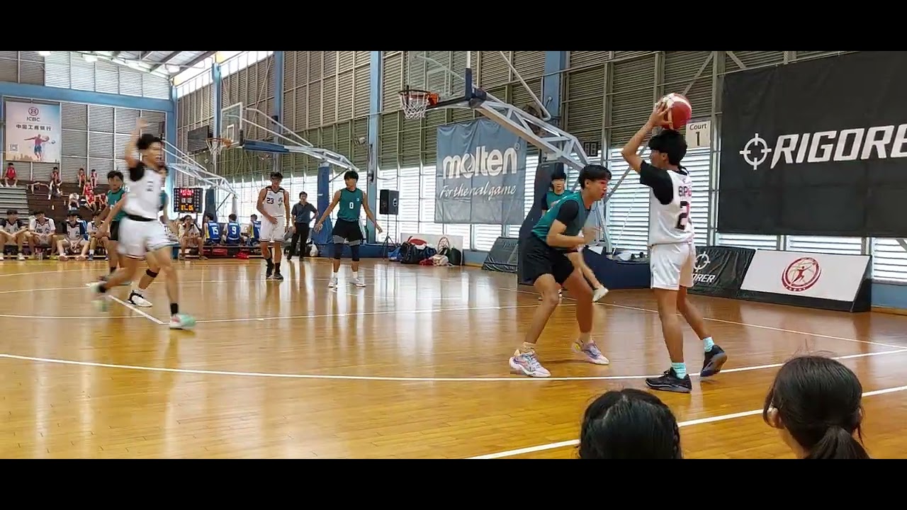 NSG 18042023 national basketball qtr finals, B boys team swiss vs bukit panjang gov.  1st qtr-1