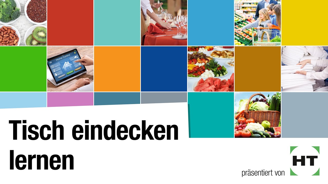 Tisch eindecken lernen | Hauswirtschaft