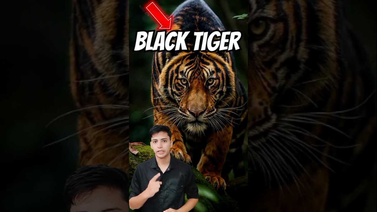 India&rsquo;s Hidden Black Tiger Finally Captured! #shorts