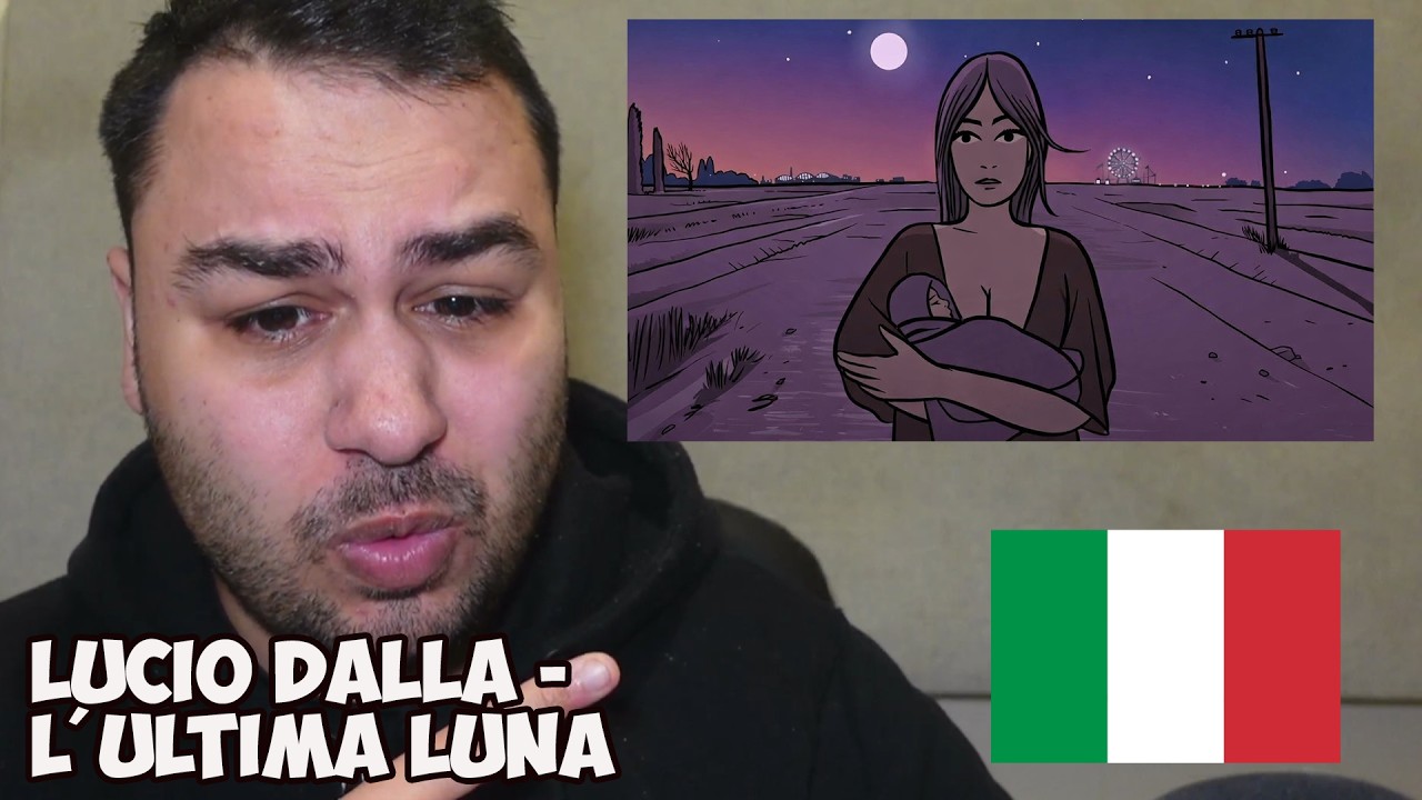 British Reaction To Lucio Dalla - L'Ultima Luna (Italian Music)