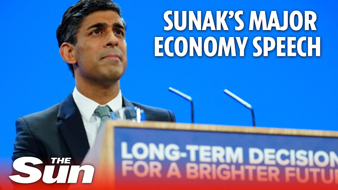 PM Rishi Sunak delivers major economy speech from Global Investment Summit