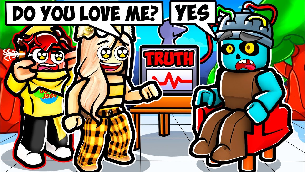 We Took A LIE DETECTOR TEST In Roblox...
