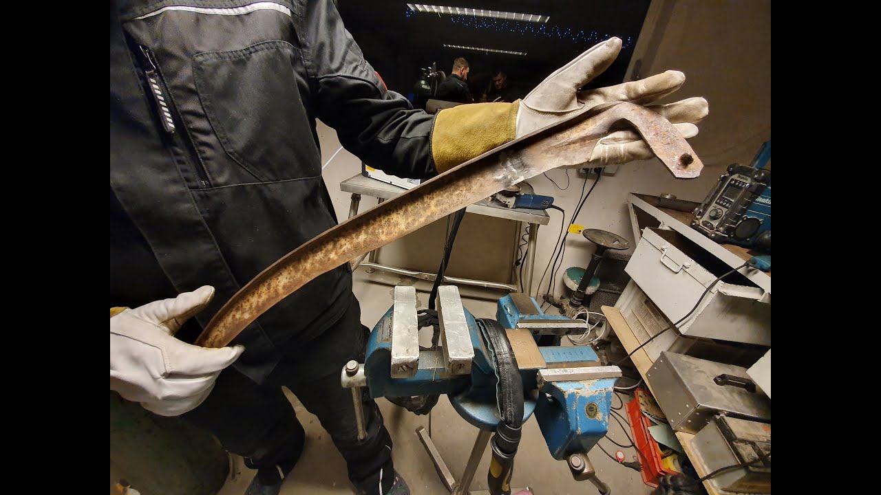spawanie kosy - welding scythe