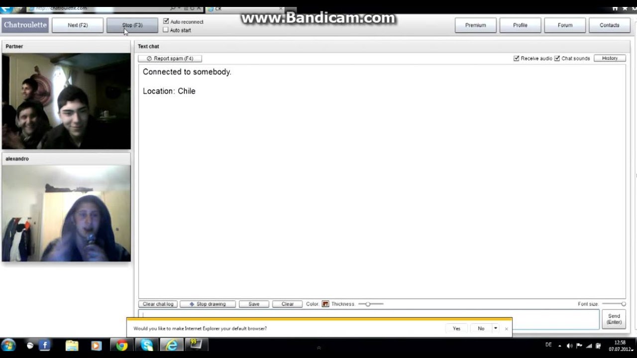 Juri zerstört Chatroulette TEIL 1 !