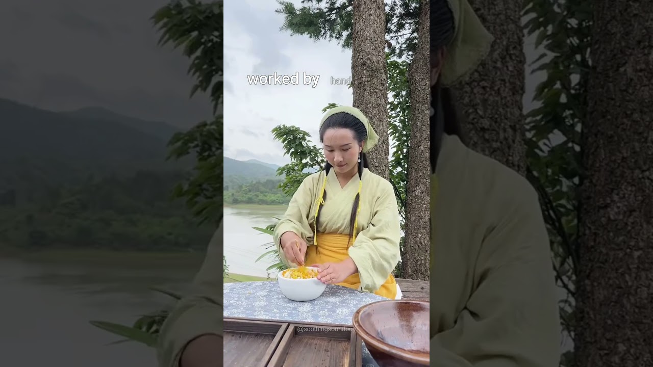 Making traditional Chinese lotus cakes