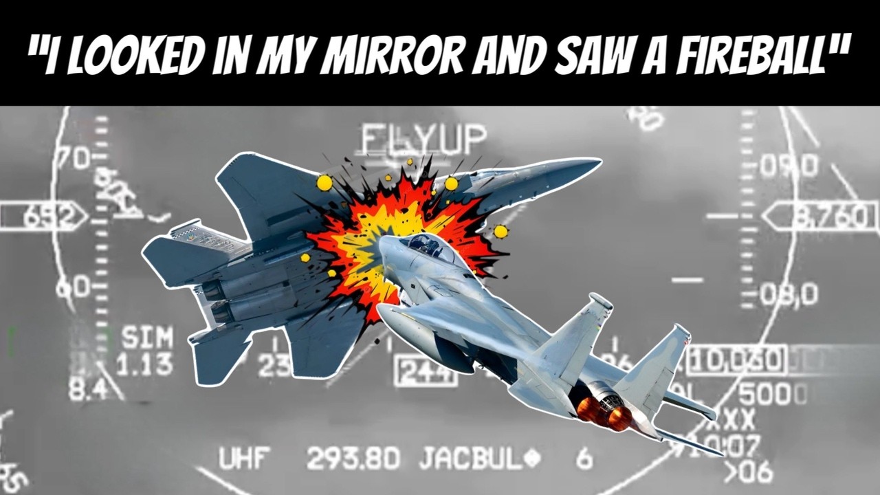 F-15 Pilot's Intense Story of Surviving a Midair that Killed His Wingman