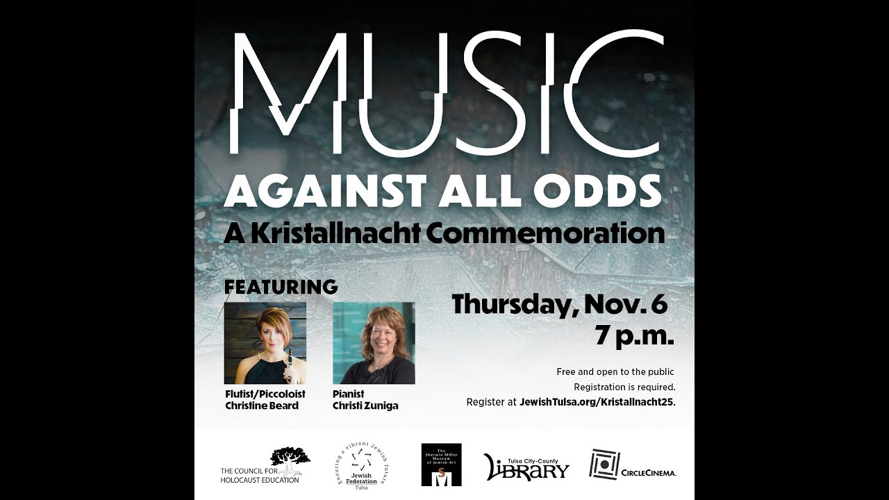 2025 Against All Odds: A Kristallnacht Commemoration, November 6 2025