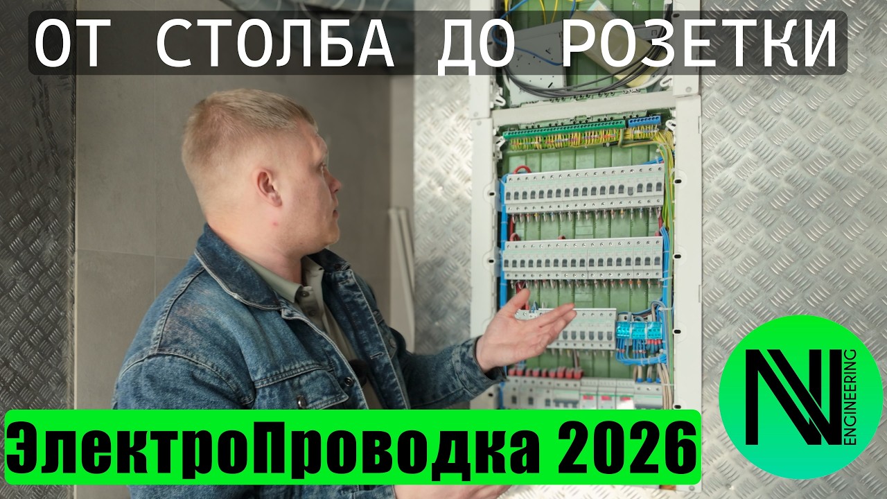 ЭЛЕКТРОПРОВОДКА 2026 || От столба До розетки