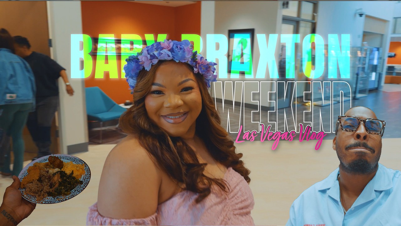 Baby Braxton is on the Way! Las Vegas Baby Shower Vlog 🎉
