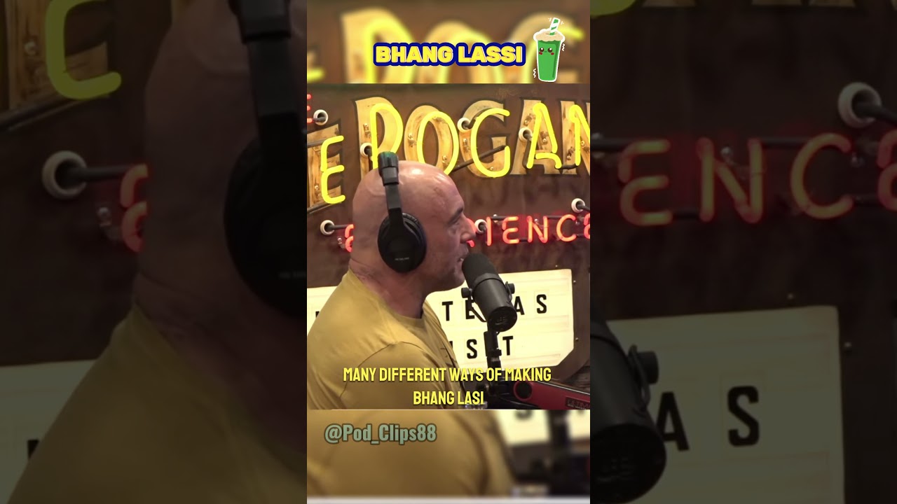 Joe Rogan talks about the popular Bhang Lassi in the Sikh culture. #joerogan #sikh #india