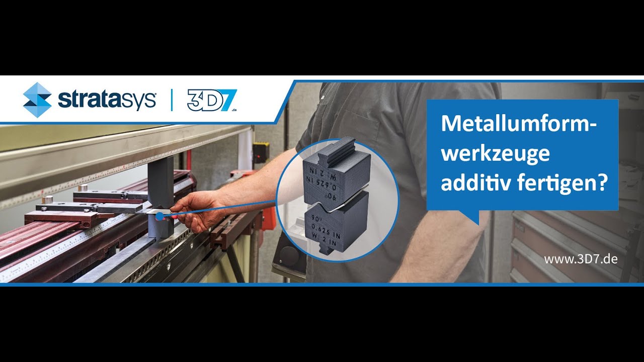 Werkzeuge f&uuml;r die Metall Umformung einfach drucken, Werkzeug  + Vorrichtungsbau mit FDM 3D Druckern