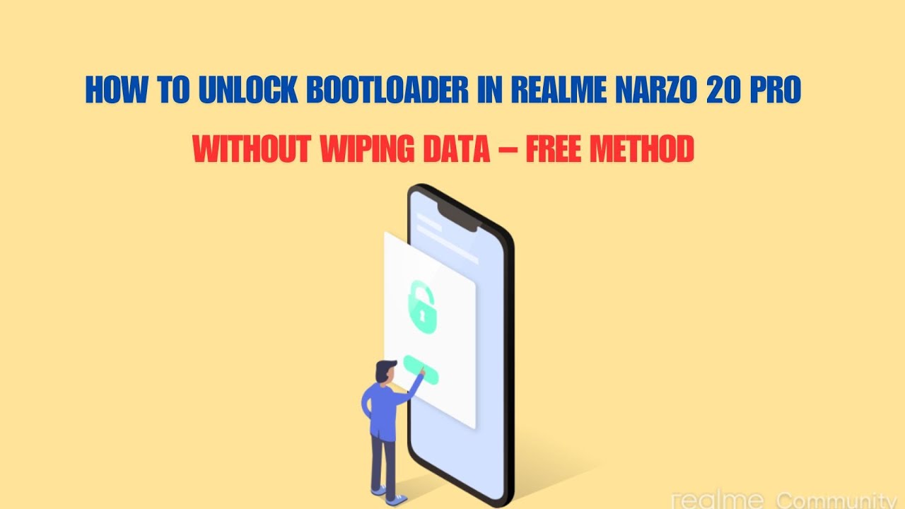 How To Unlock Bootloader in Realme Narzo 20 Pro