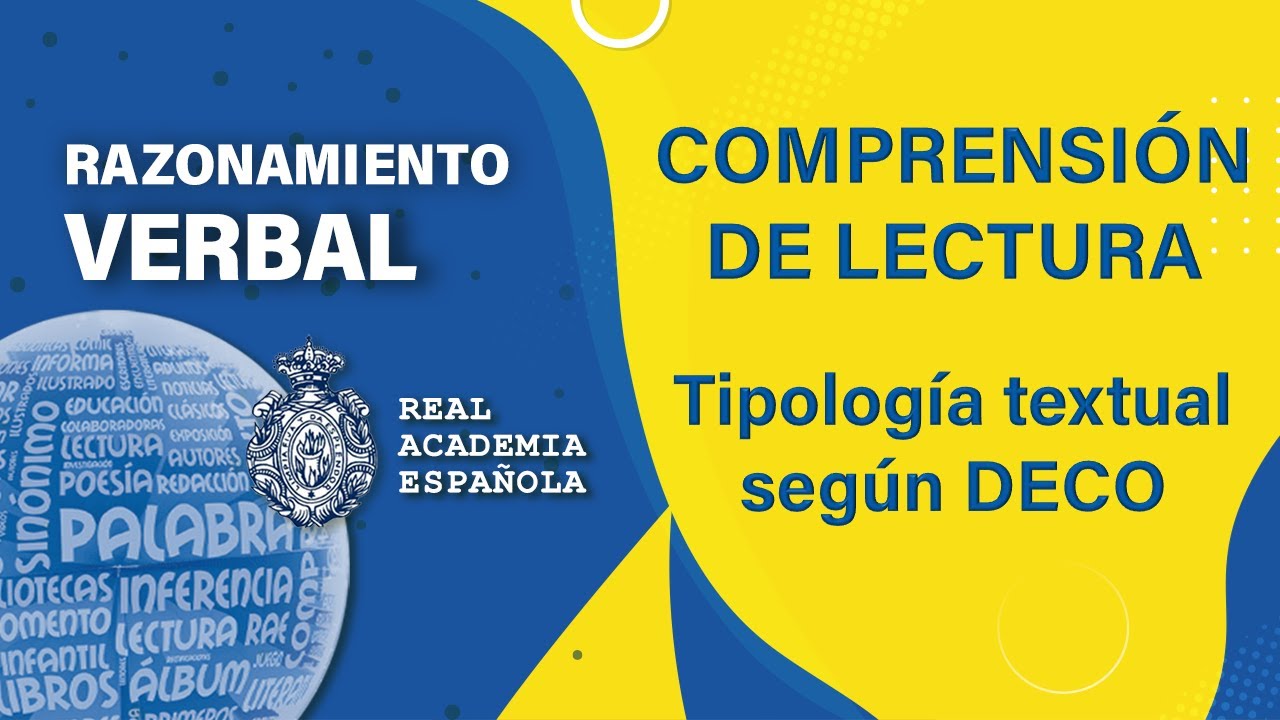 📚 𝑹𝑨𝒁𝑶𝑵𝑨𝑴𝑰𝑬𝑵𝑻𝑶 𝑽𝑬𝑹𝑩𝑨𝑳 🔹 𝑪𝒐𝒎𝒑𝒓𝒆𝒔𝒊ó𝒏 𝒅𝒆 𝑳𝒆𝒄𝒕𝒖𝒓𝒂: 𝑻𝒊𝒑𝒐𝒍𝒐𝒈í𝒂 𝒕𝒆𝒙𝒕𝒖𝒂𝒍 𝒔𝒆𝒈ú𝒏 𝑫𝑬𝑪𝑶 🔸