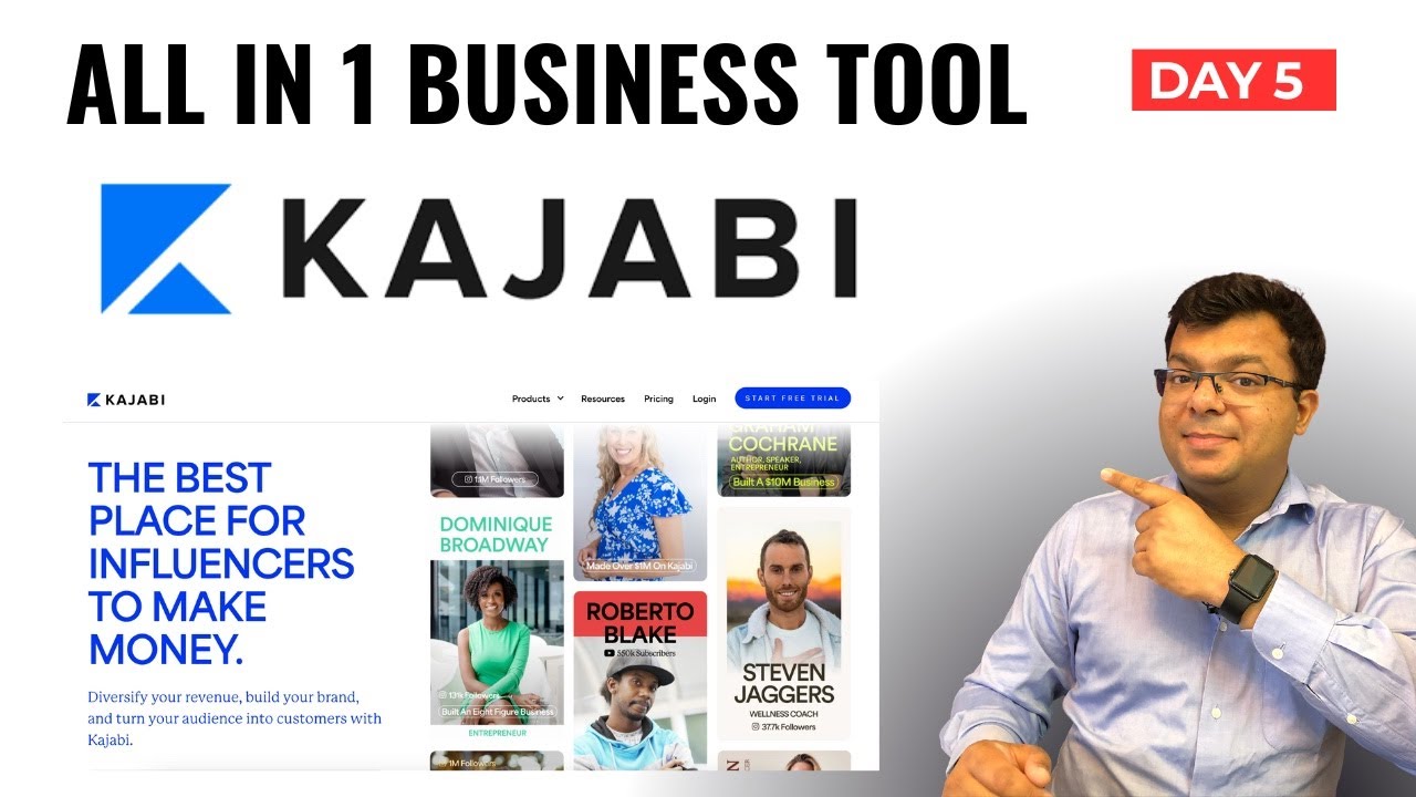Day 5 - All in 1 Business Management Tool | Kajabi
