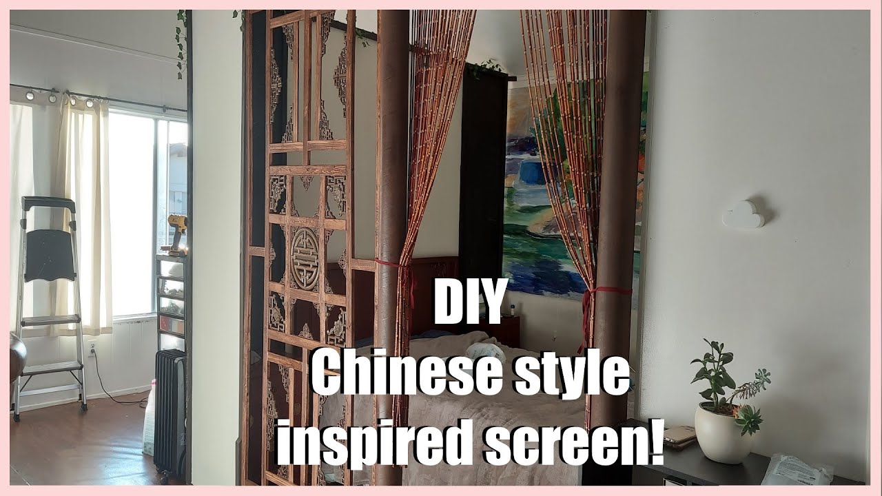 DIY Chinese style inspired screen!