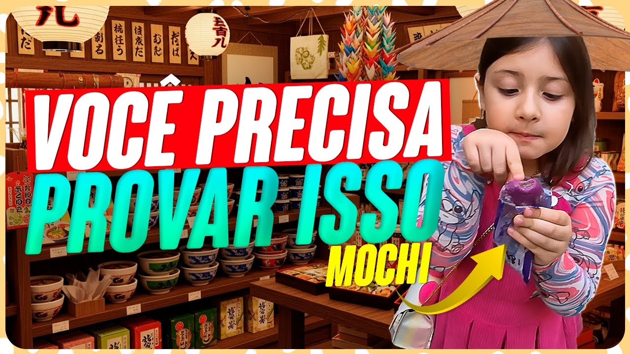 Provando Mochi pela primeira vez!🍡Passeio DIVERTIDO na DAISO 💕