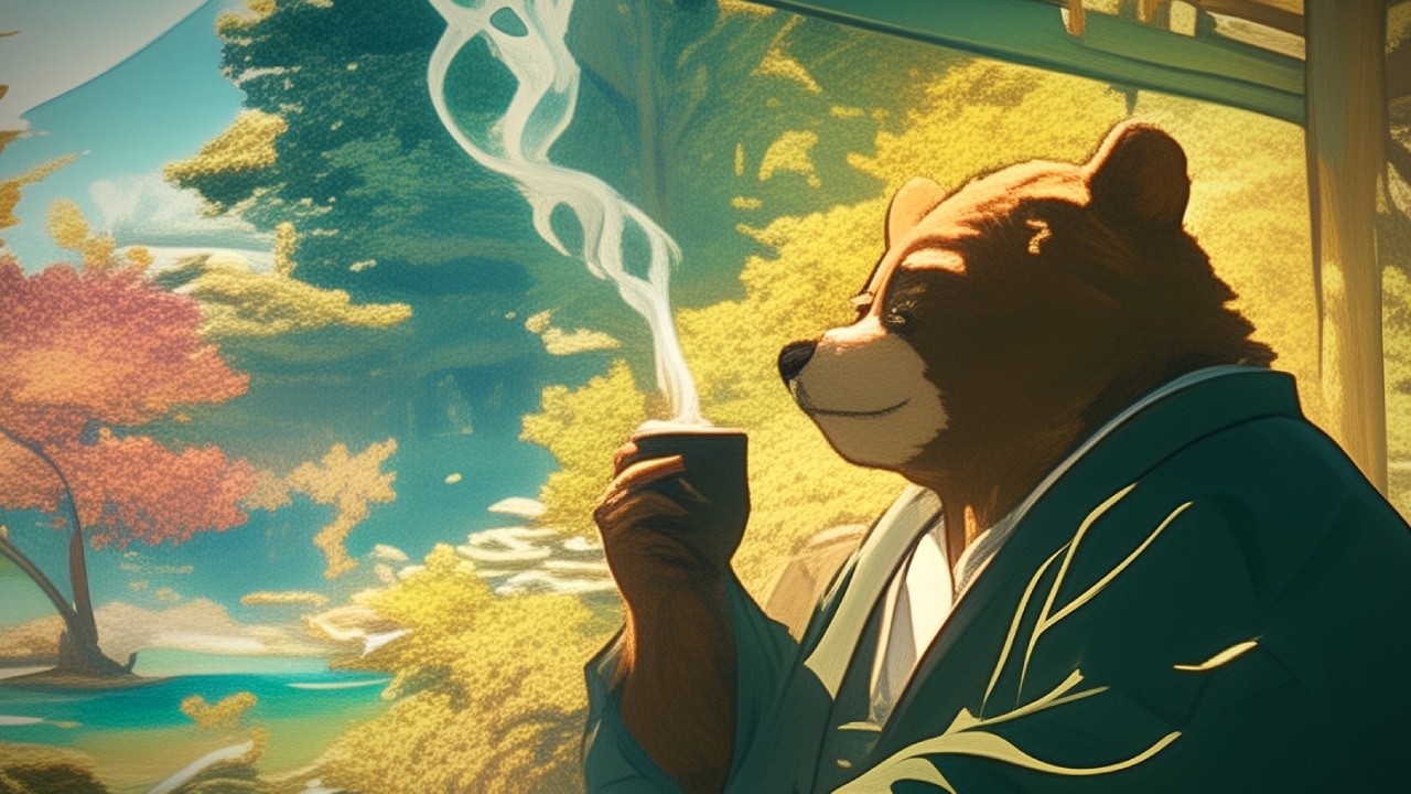 lazy afternoon samurai 🍵 chill beats & tea shop ambience