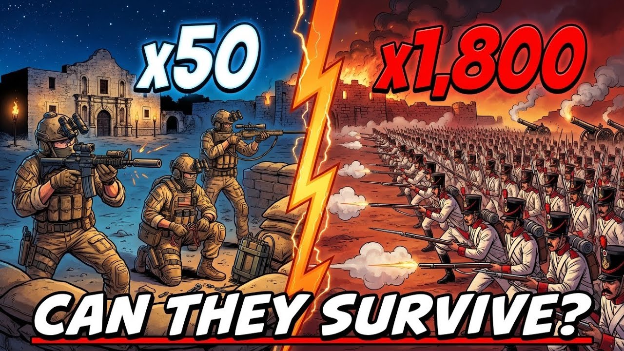 What if 50 Navy SEALs Defended The Alamo in 1836? | Last Stand Rewritten