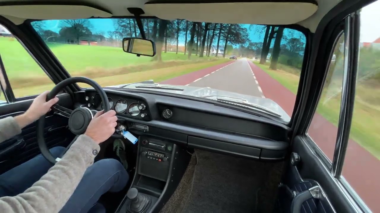 BMW 2002 Tii - Driving Video - Polaris Silver, Mint Condition, Matching Numbers - Oldenzaal Classics