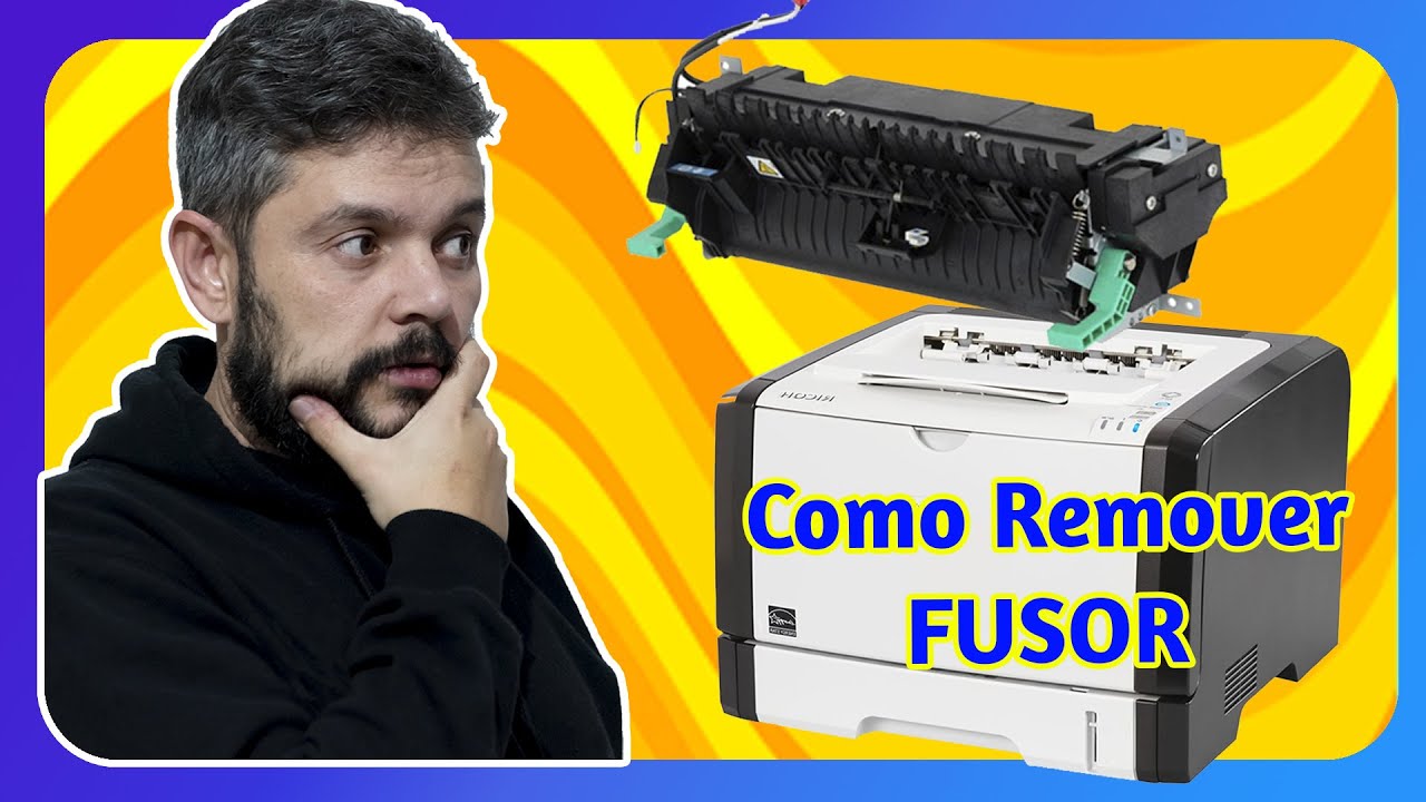 Como Remover Fusor - Ricoh