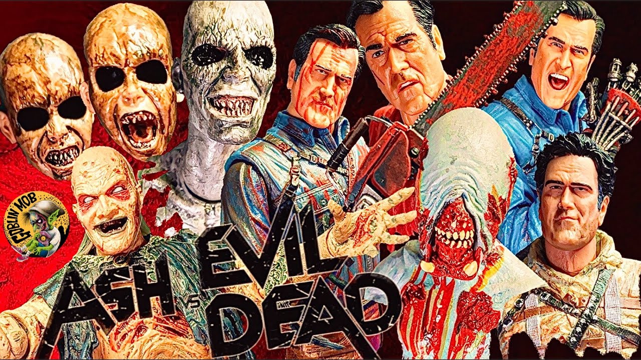 Full Set of Neca Ash Vs Evil Dead Figures Review