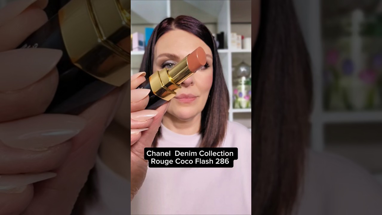 Образцы помады Chanel Rouge Coco Flash 286 Washed Beige | Коллекция Denim #ChanelBeauty ##chanell...