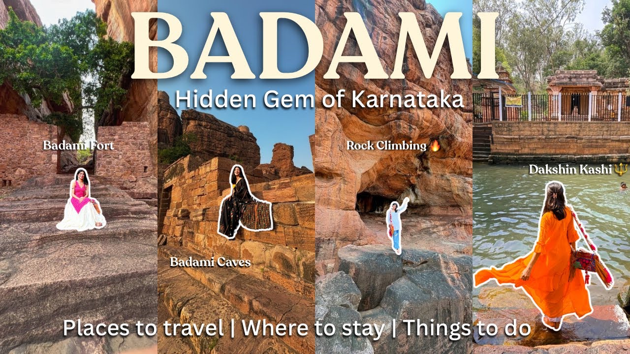 Things to Do in Badami | 4-Day Travel Guide | Caves, Forts, Rock Climbing 🪷 Radhika Jagtap