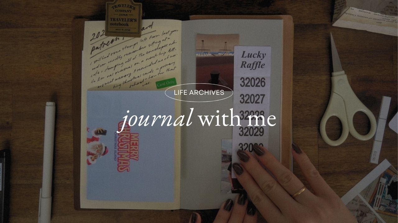 catching up on life archives ✷ journal with me (asmr only)