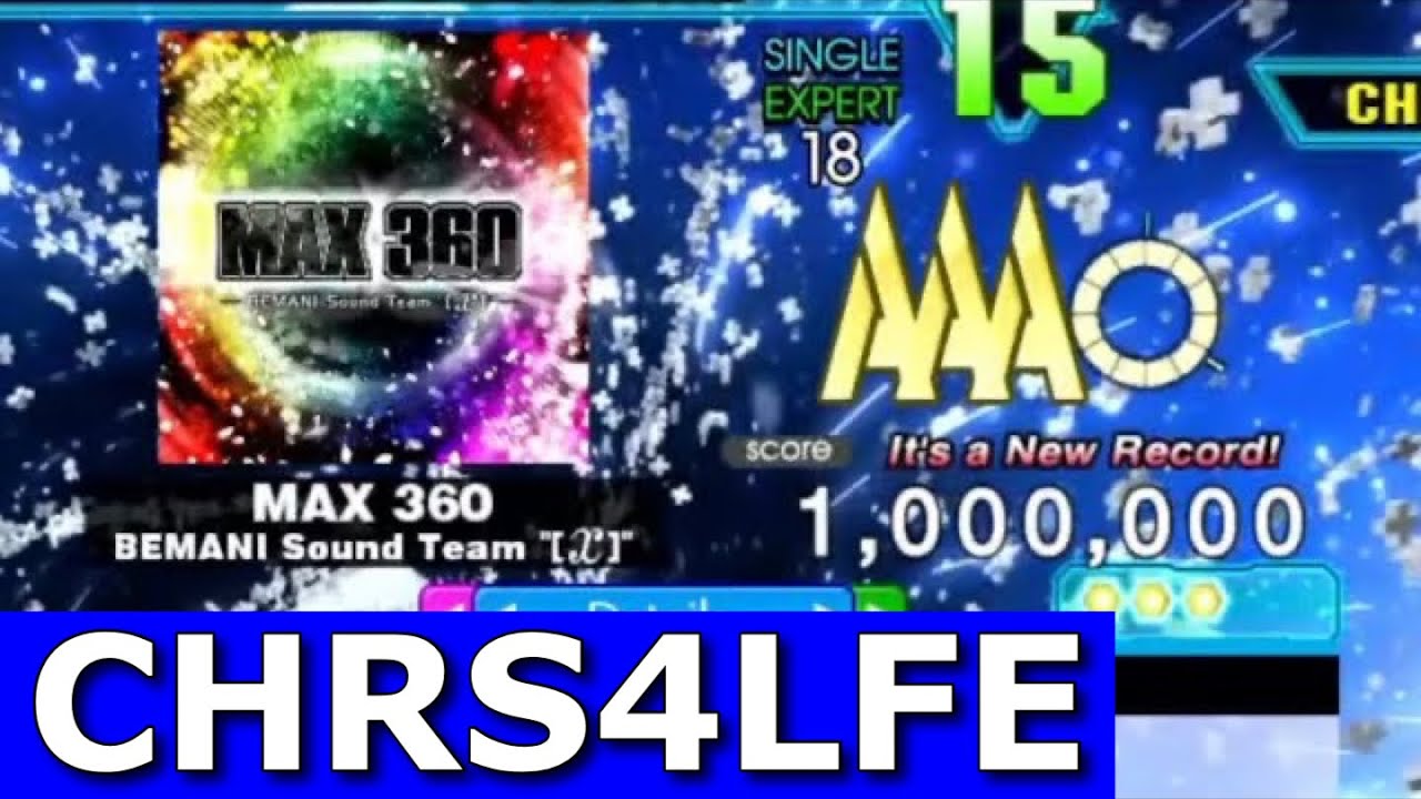 MAX 360 (ESP-18) MFC 1,000,000 World Record [DDR A20+]