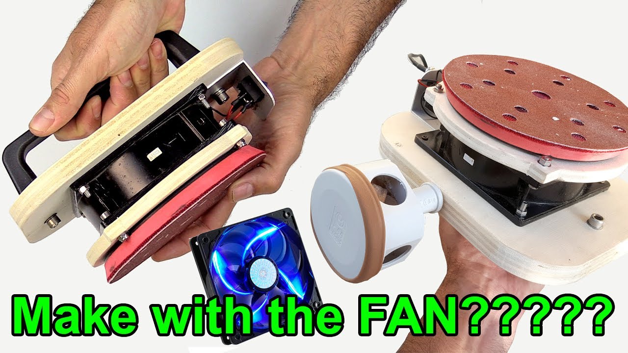 How to make Orbital Sander with fan ?????