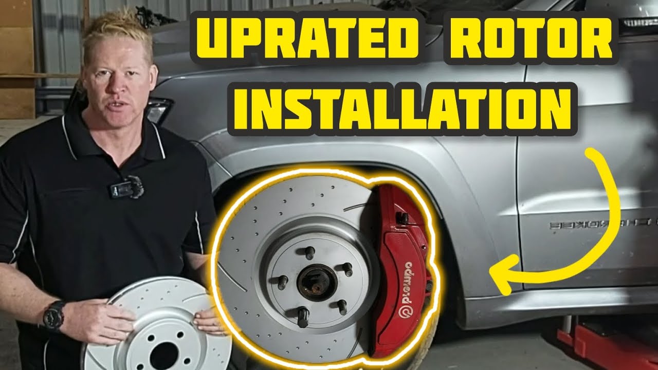 How to install brake disc rotors on the Jeep Grand Cherokee SRT - Step by step guide.