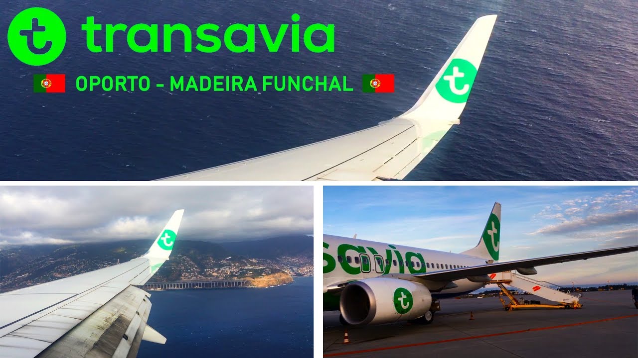 EUROPE'S HARDEST AIRPORT MADEIRA (FUNCHAL) - Transavia 737-800 Oporto - Madeira FULL FLIGHT