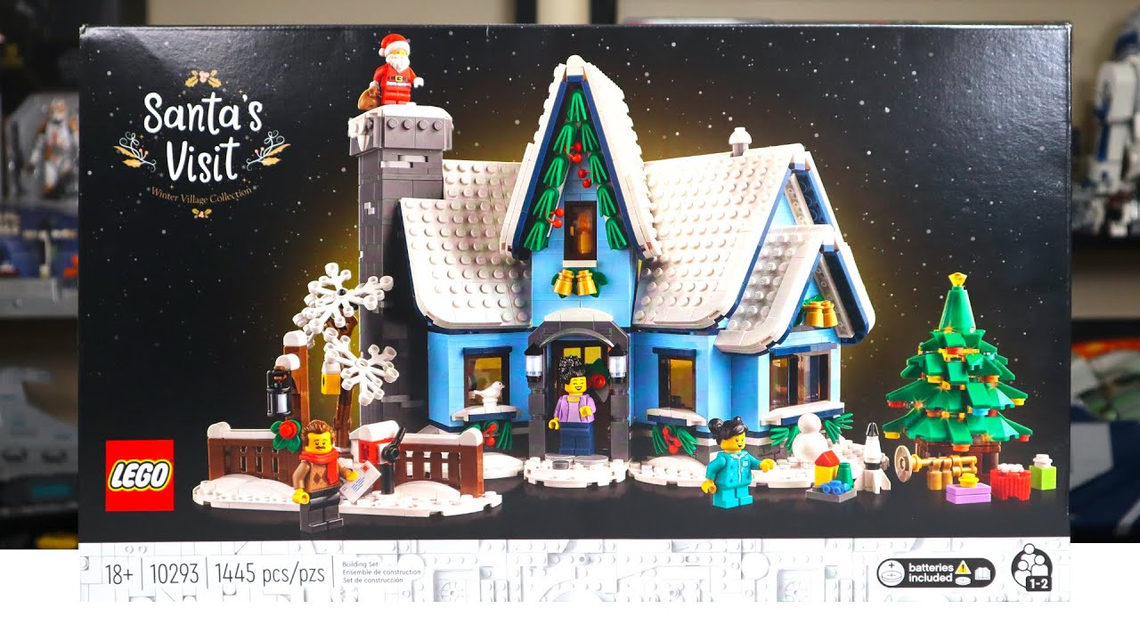 LEGO 10293 SANTA'S VISIT Review! (2021 Winter Village)