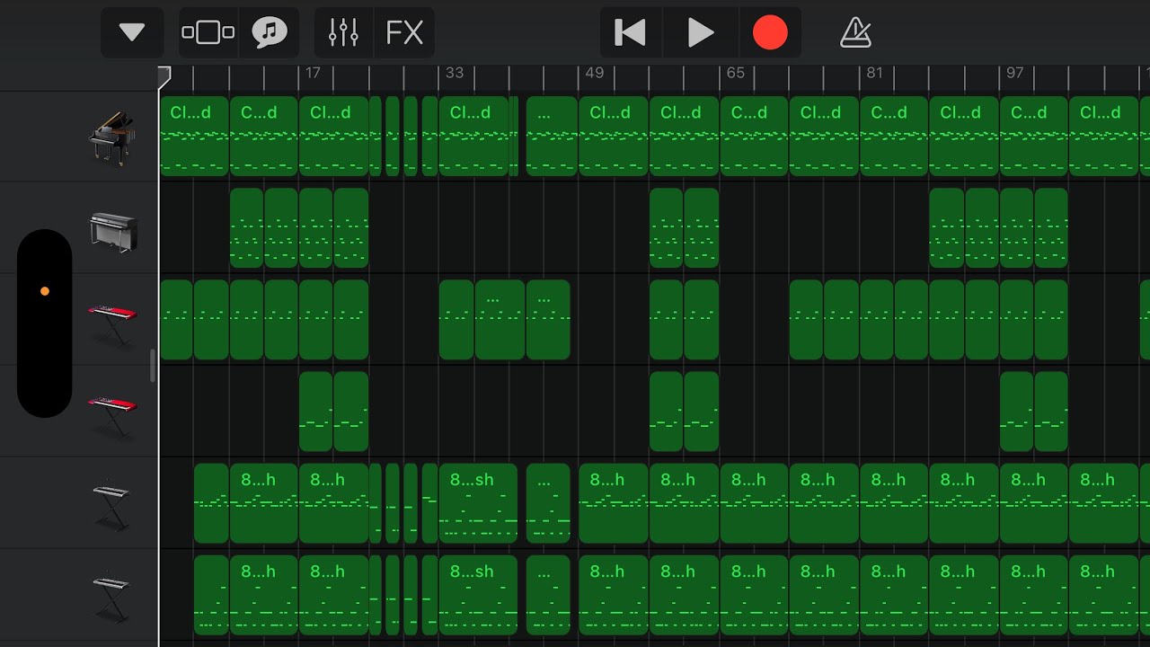 King von - Took Her To the O (instrumental) [garageband remake 