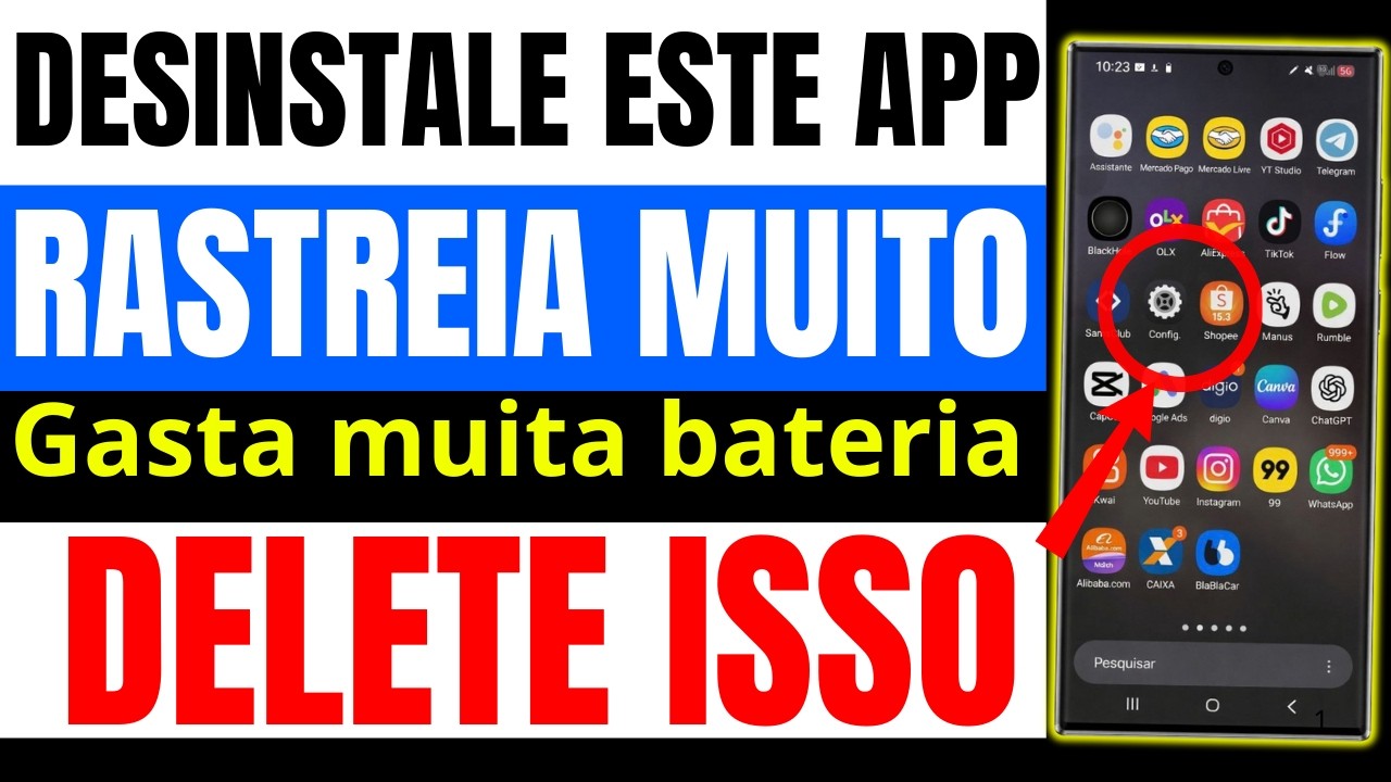 O pior que esse aplicativo RASTREIA seu Celular Instalam secretamente já vem de fábrica mais Bateria