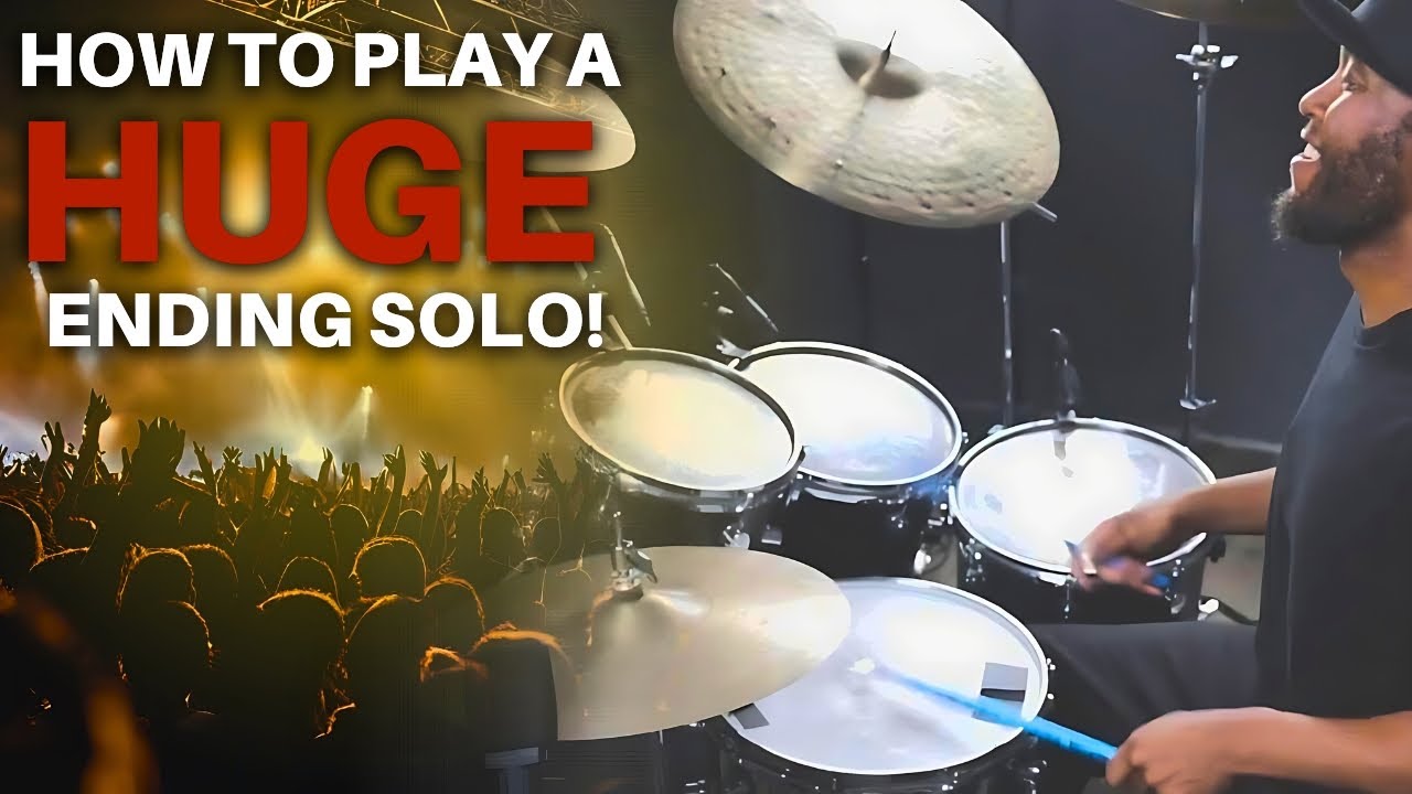 The Show Finisher - How To Play A Big Drum Solo At The End Of A Song Or Show.