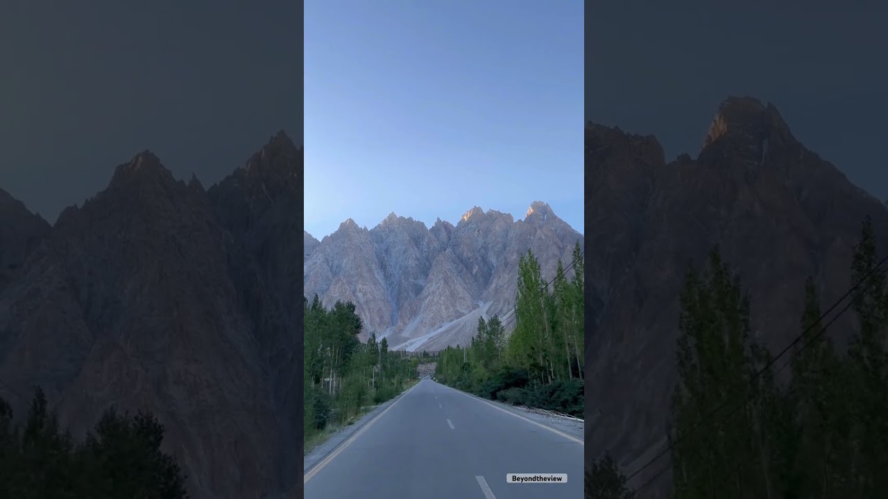 Passu Cones Hunza Valley 4K | Driving Through Heaven